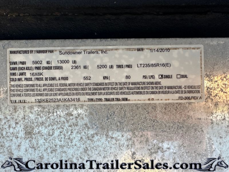 Used Horse Trailers for Sale