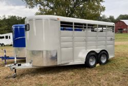 2023 Calico REDUCED! 16 Ft Bumper Pull Stock Trailer